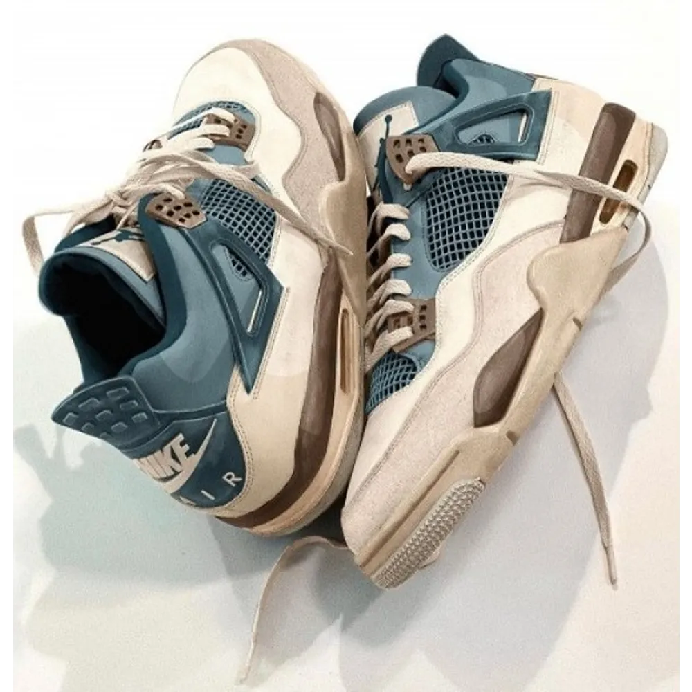 Classy Nike Air Jordan Retro 4 Snorlax Custom Shoes For Men
