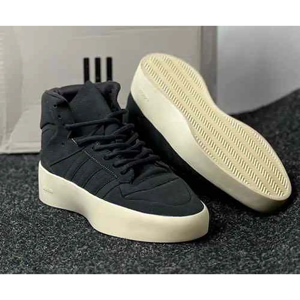 Premium Adidas X Fear Of God Black High Shoes For Men (BME142) - BUYON
