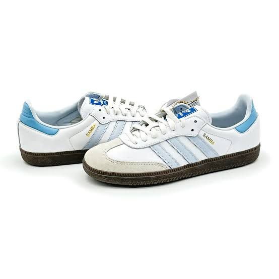 Adidas Samba Shoe For Men (Light Sky Blue) - BUYON